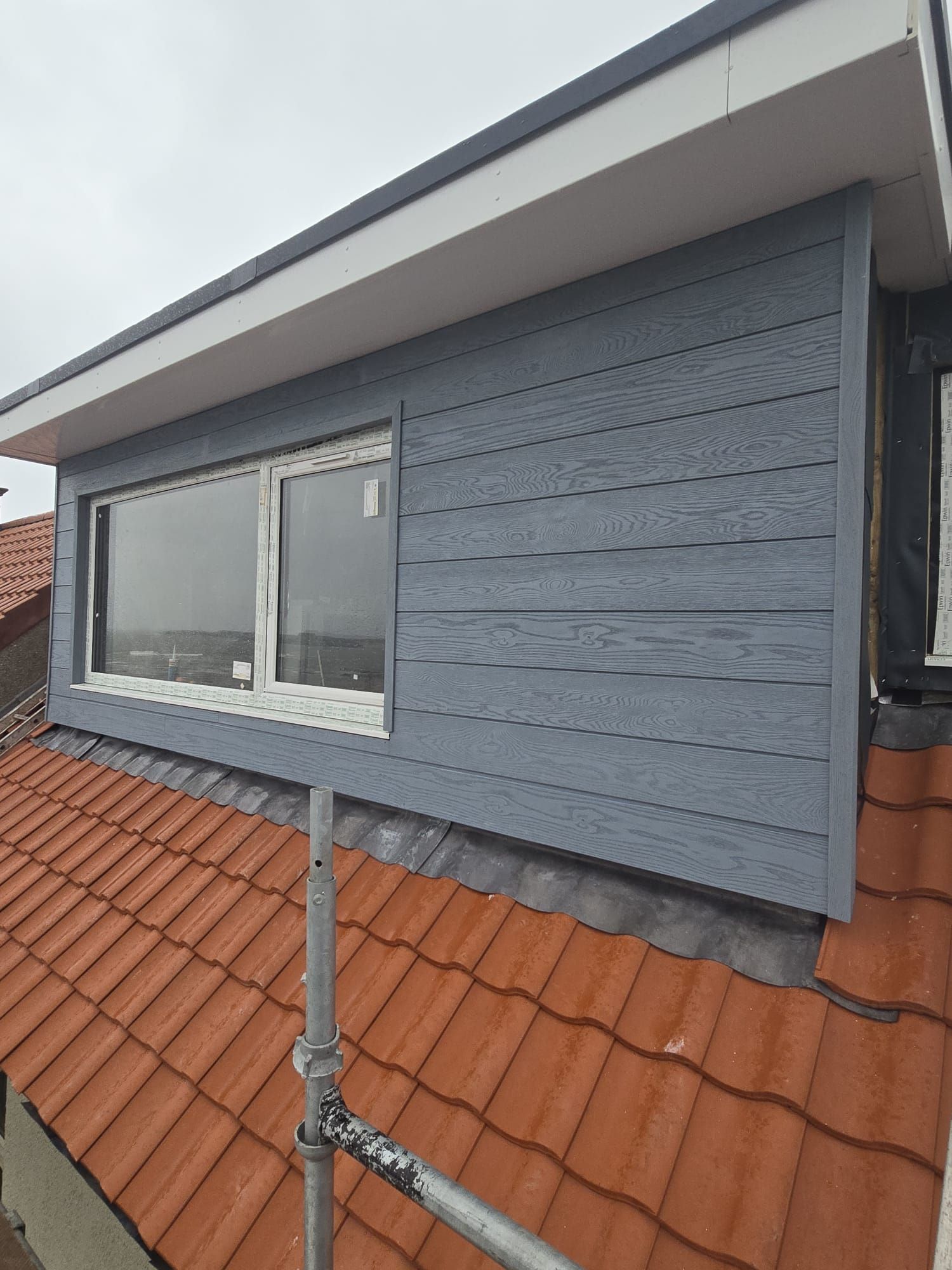 Attic Conversion with Dormers on either side of the Building currently under Construction
