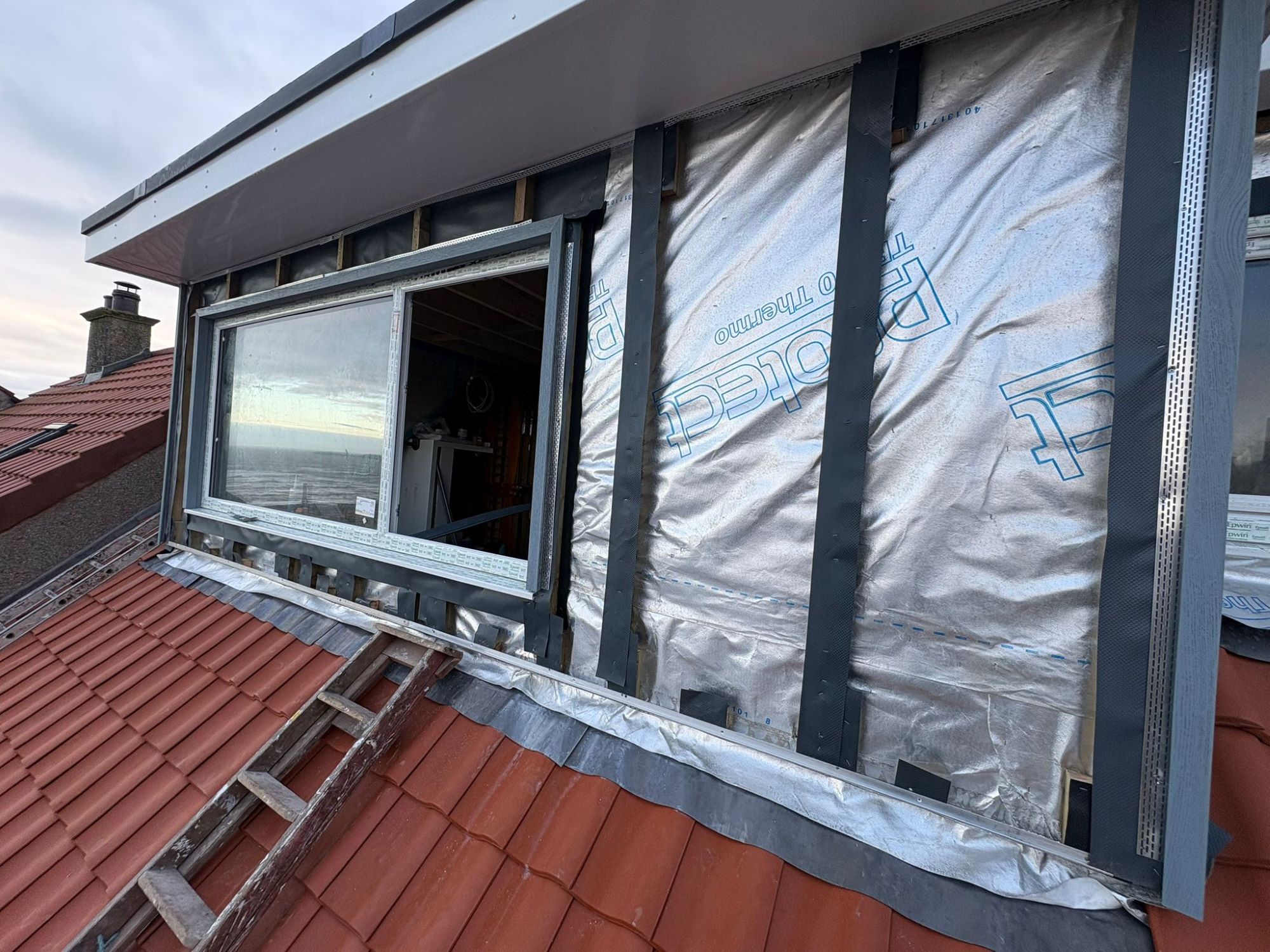 Attic Conversion with Dormers on either side of the Building currently under Construction