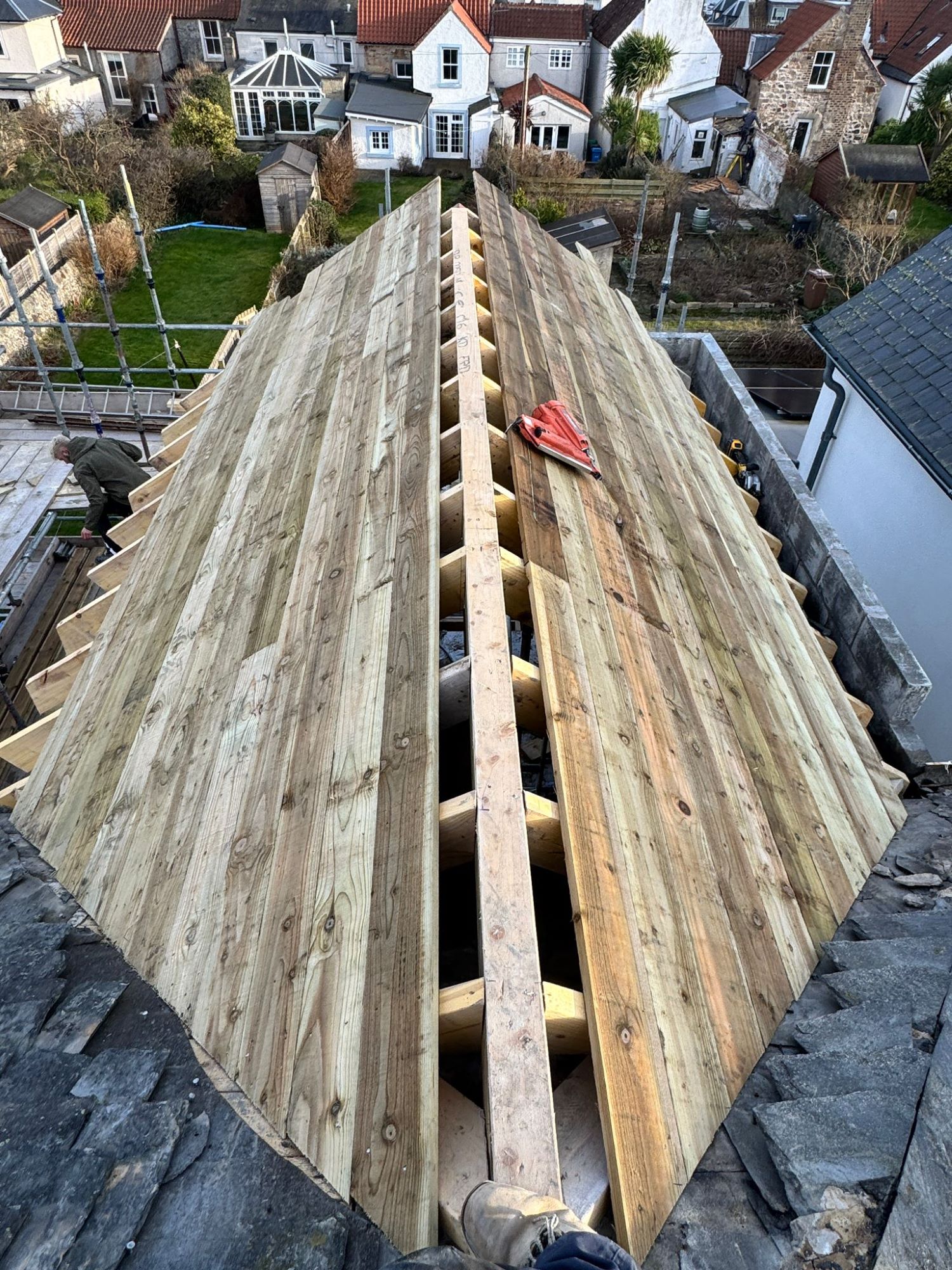 This Two-Storey Extension Project, Currently Under Construction by J&T Joiners