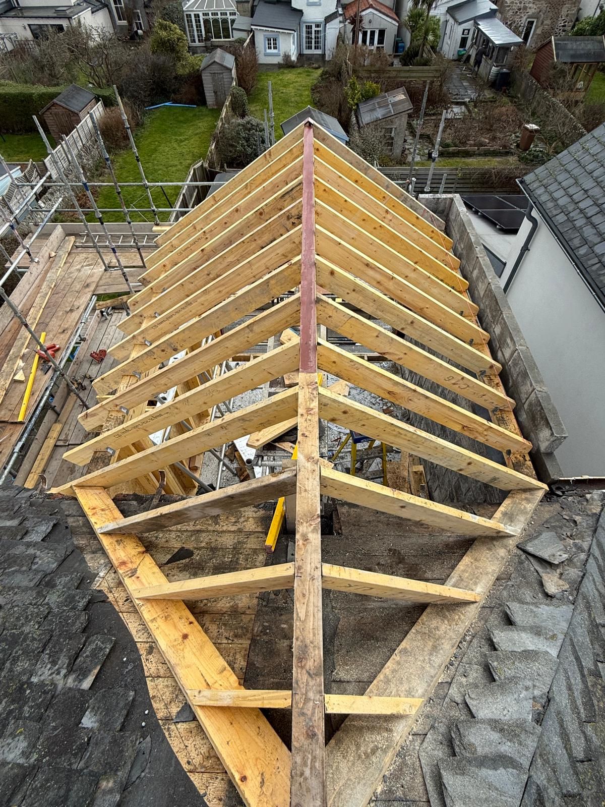 This Two-Storey Extension Project, Currently Under Construction by J&T Joiners